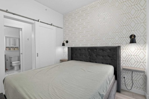 2408-76 Cornerstone Passage Ne, Calgary, AB - Indoor Photo Showing Bedroom