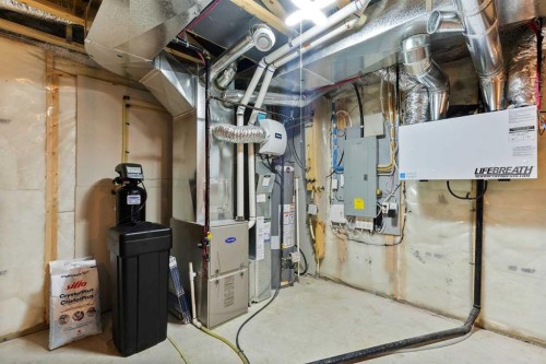 849 Mahogany Boulevard Se, Calgary, AB - Indoor Photo Showing Basement