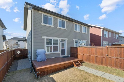 849 Mahogany Boulevard Se, Calgary, AB - Outdoor With Deck Patio Veranda With Exterior