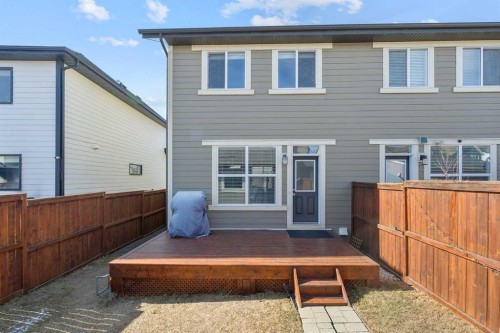 849 Mahogany Boulevard Se, Calgary, AB - Outdoor With Deck Patio Veranda With Exterior