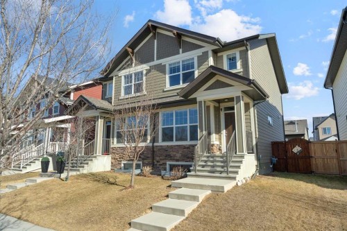 849 Mahogany Boulevard Se, Calgary, AB - Outdoor With Facade