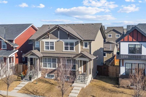 849 Mahogany Boulevard Se, Calgary, AB - Outdoor With Facade