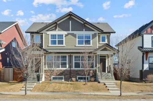 849 Mahogany Boulevard Se, Calgary, AB - Outdoor With Facade
