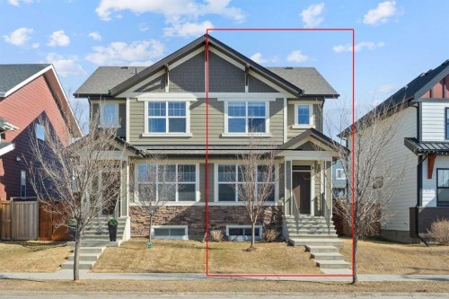 849 Mahogany Boulevard Se, Calgary, AB - Outdoor With Facade