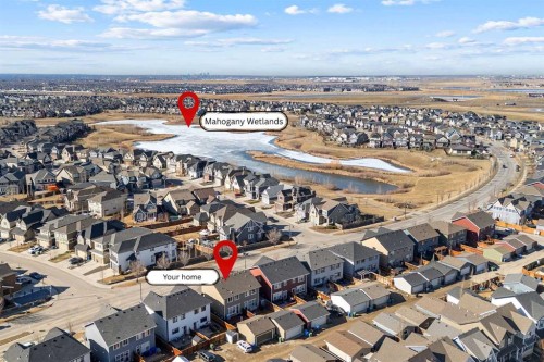 849 Mahogany Boulevard Se, Calgary, AB - Outdoor With View