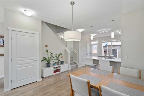 849 Mahogany Boulevard Se, Calgary, AB - Indoor Photo Showing Dining Room