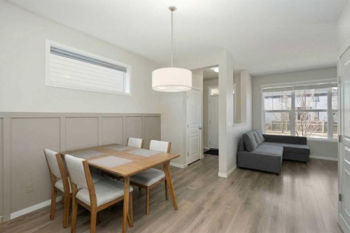 849 Mahogany Boulevard Se, Calgary, AB - Indoor Photo Showing Dining Room