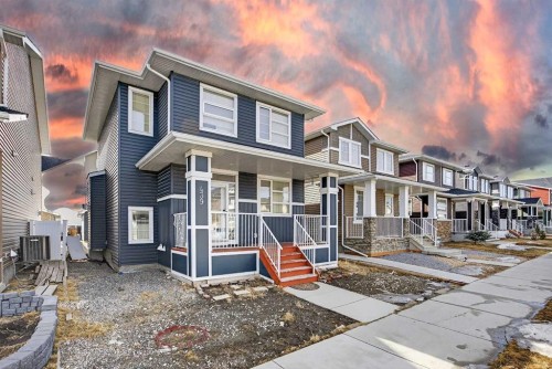 439 Redstone Drive Ne, Calgary, AB - Outdoor With Facade