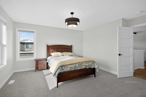 78 Silverton Glen Crescent Sw, Calgary, AB - Indoor Photo Showing Bedroom