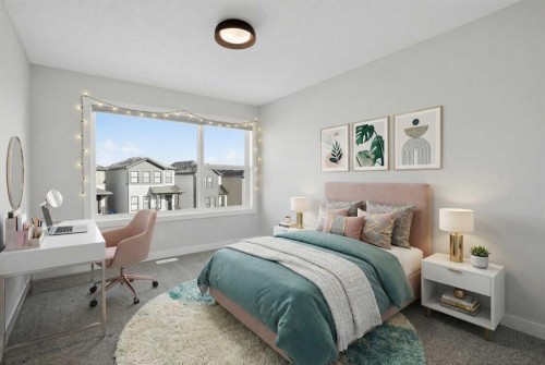 78 Silverton Glen Crescent Sw, Calgary, AB - Indoor Photo Showing Bedroom