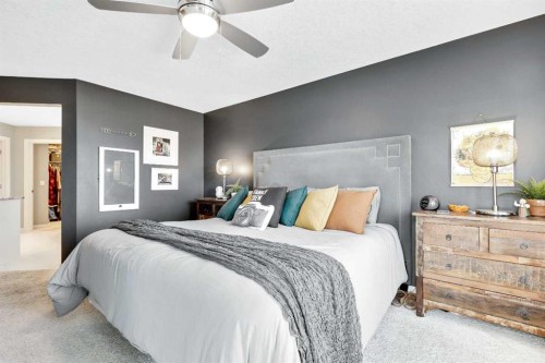 36 Cranarch Grove Se, Calgary, AB - Indoor Photo Showing Bedroom