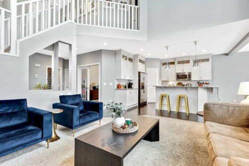 36 Cranarch Grove Se, Calgary, AB - Indoor Photo Showing Living Room