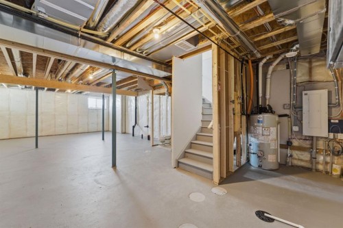 84 Lewiston View Ne, Calgary, AB - Indoor Photo Showing Basement