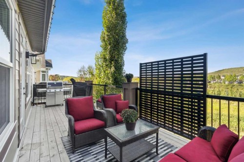 50 Riviera View, Cochrane, AB - Outdoor With Deck Patio Veranda With Exterior
