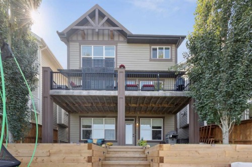 50 Riviera View, Cochrane, AB - Outdoor With Deck Patio Veranda