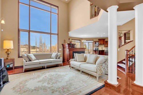 10409 Hamptons Boulevard Nw, Calgary, AB - Indoor Photo Showing Living Room