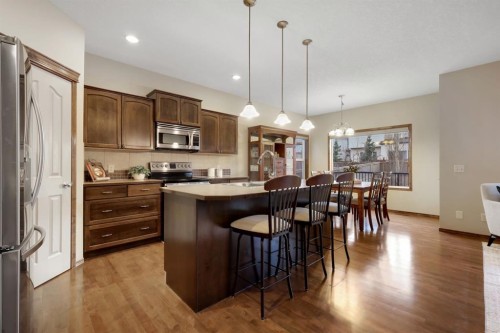184 Brightondale Parade Se, Calgary, AB - Indoor Photo Showing Kitchen With Upgraded Kitchen