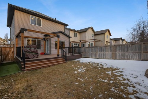 184 Brightondale Parade Se, Calgary, AB - Outdoor With Deck Patio Veranda