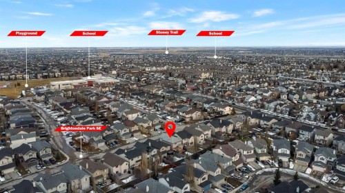 184 Brightondale Parade Se, Calgary, AB - Outdoor With View