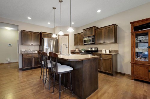 184 Brightondale Parade Se, Calgary, AB - Indoor Photo Showing Kitchen With Upgraded Kitchen