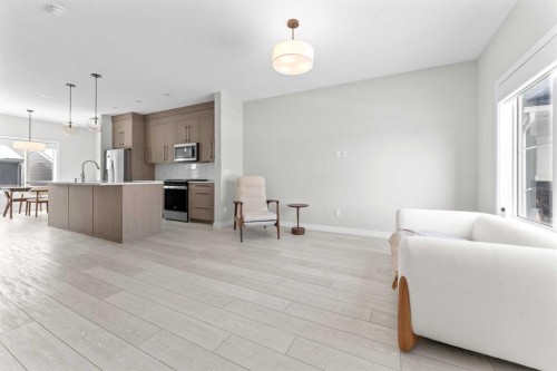 919 Walgrove Boulevard Se, Calgary, AB - Indoor Photo Showing Kitchen With Upgraded Kitchen