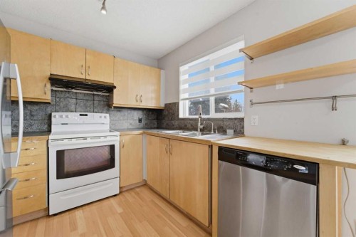 43 Martindale Court Ne, Calgary, AB - Indoor Photo Showing Kitchen With Double Sink