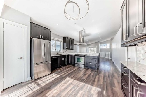 61 Citadel Hills Circle Nw, Calgary, AB - Indoor Photo Showing Kitchen With Stainless Steel Kitchen With Upgraded Kitchen