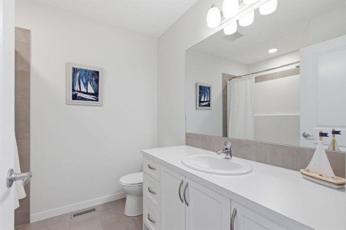 316 Sundown View, Cochrane, AB - Indoor Photo Showing Bathroom