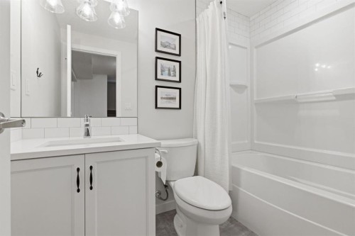 316 Sundown View, Cochrane, AB - Indoor Photo Showing Bathroom