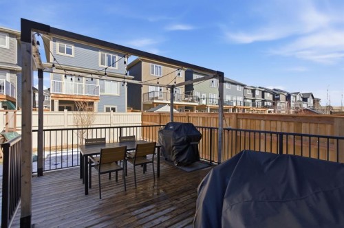 316 Sundown View, Cochrane, AB - Outdoor With Deck Patio Veranda With Exterior