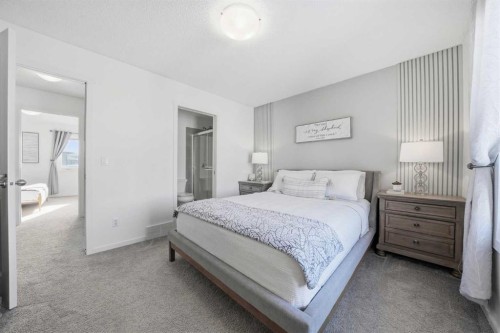 189 Mahogany Drive, Calgary, AB - Indoor Photo Showing Bedroom