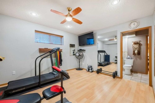 50 Chapala Crescent Se, Calgary, AB - Indoor Photo Showing Gym Room