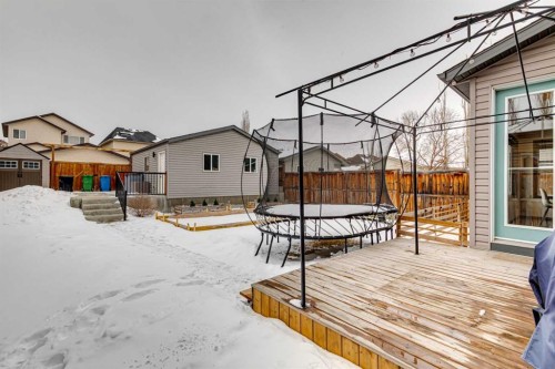 69 Elgin Meadows Manor Se, Calgary, AB - Outdoor With Deck Patio Veranda