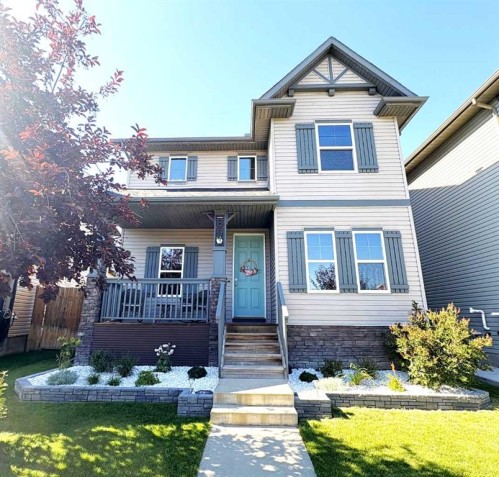 69 Elgin Meadows Manor Se, Calgary, AB - Outdoor With Deck Patio Veranda With Facade