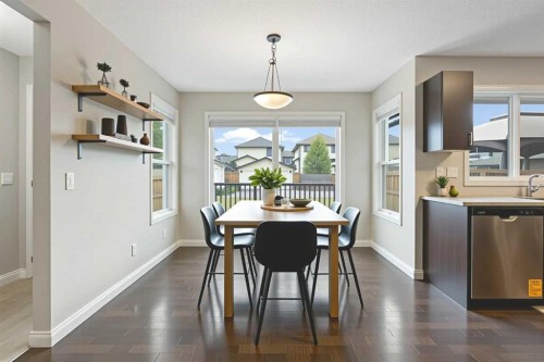 221 Prestwick Terrace Se, Calgary, AB - Indoor Photo Showing Dining Room
