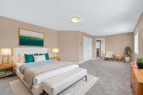 3 Hampstead Hill Nw, Calgary, AB - Indoor Photo Showing Bedroom