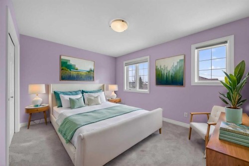 3 Hampstead Hill Nw, Calgary, AB - Indoor Photo Showing Bedroom