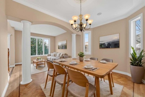 3 Hampstead Hill Nw, Calgary, AB - Indoor Photo Showing Dining Room