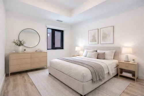 214-730 2Nd Avenue Sw, Calgary, AB - Indoor Photo Showing Bedroom