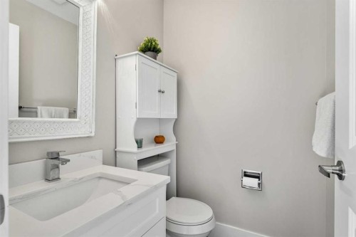 16 Midcrest Rise Se, Calgary, AB - Indoor Photo Showing Bathroom