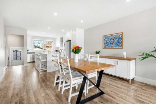 16 Midcrest Rise Se, Calgary, AB - Indoor Photo Showing Dining Room