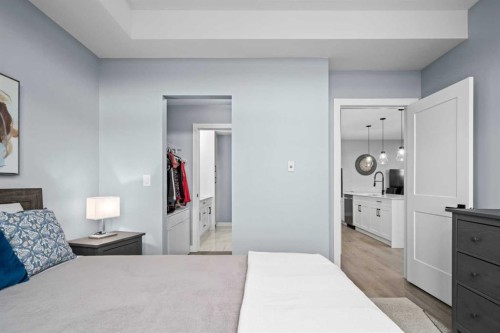 4314-200 Seton Circle Se, Calgary, AB - Indoor Photo Showing Bedroom