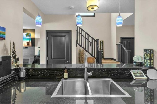 58 Valley Pointe Way Nw, Calgary, AB - Indoor Photo Showing Kitchen With Double Sink