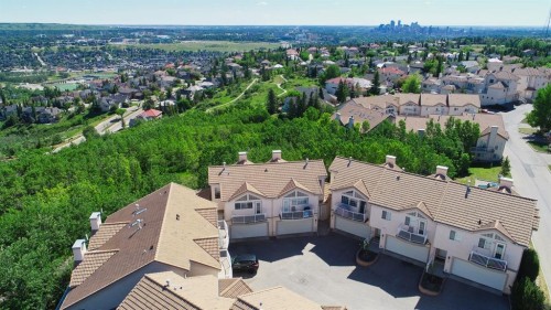 904 Patterson View Sw, Calgary, AB - Outdoor With Deck Patio Veranda With View