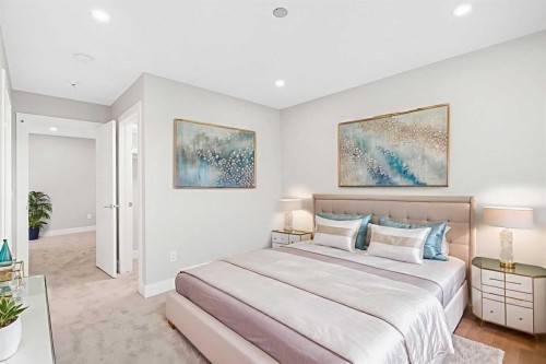 56 Bridges Drive, Langdon, AB - Indoor Photo Showing Bedroom