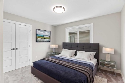 160 Vantage Drive, Cochrane, AB - Indoor Photo Showing Bedroom