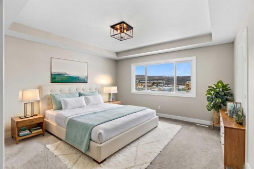 160 Vantage Drive, Cochrane, AB - Indoor Photo Showing Bedroom