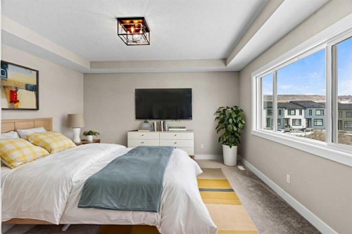 160 Vantage Drive, Cochrane, AB - Indoor Photo Showing Bedroom
