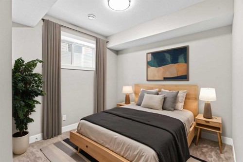 160 Vantage Drive, Cochrane, AB - Indoor Photo Showing Bedroom