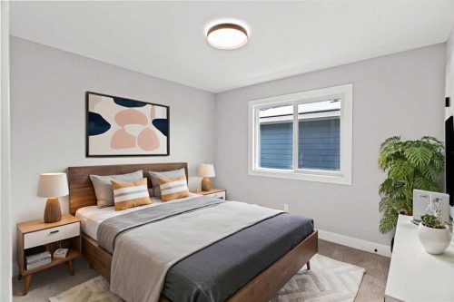 157 Vantage Drive, Cochrane, AB - Indoor Photo Showing Bedroom
